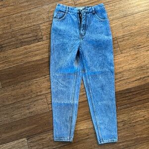 Mixed blues vintage jeans.